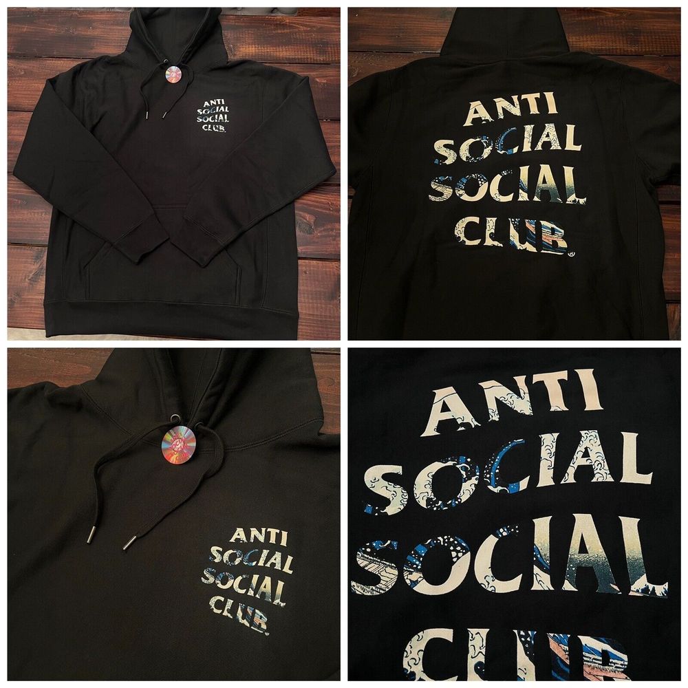 Anti Social Social Club Japan Exclusive 4 Car Pile-Up Tonkotsu Logo Hoodie